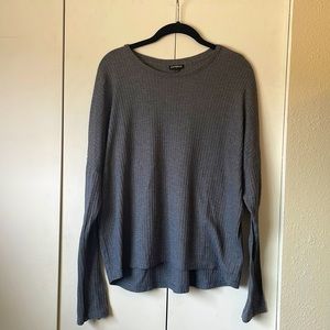 Express grey sweater